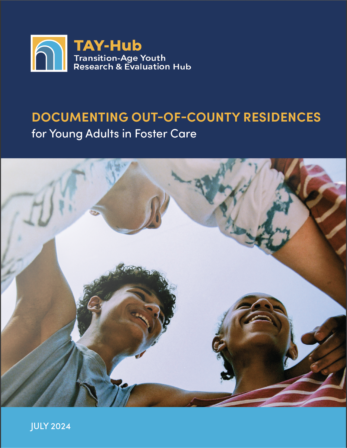 Cover of the paper 'Documenting Out-of-County Residences for Young Adults in Foster Care (PDF)'